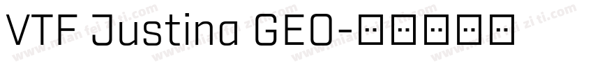 VTF Justina GEO字体转换
